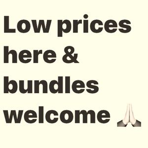 Low prices & bundles welcome